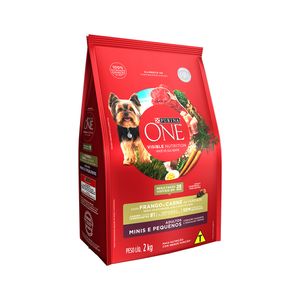 Ração Para Cão Purina One Frango E Carne Adulto Raças Pequenas 2kg