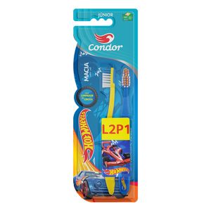 Escova Dental Condor Junior Hot.Wh. C/2