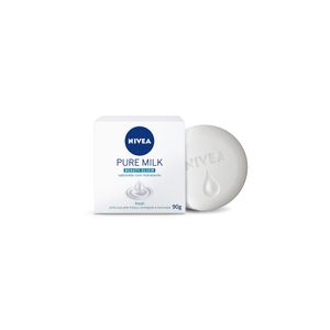 NIVEA Sabonete em Barra Pure Milk Fresh 90g