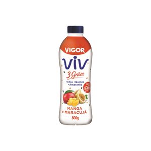 Iogurte Vigor 800g Viv 3 Graos Mang/Mar