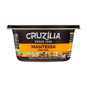 Manteiga Com Sal Cruzilia Lata 200g