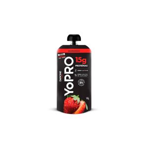 Iogurte Yopro 160g 3morango 15g Prot Sq