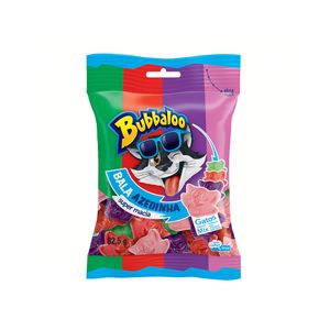 Bala Bubbaloo 82,5g Azedinha Gatos Sort.