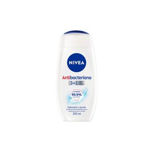 NIVEA Sabonete Líquido Antibacteriano 3 em 1 250ml