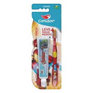 Escova+Gel Dental 50g Condor Avengers