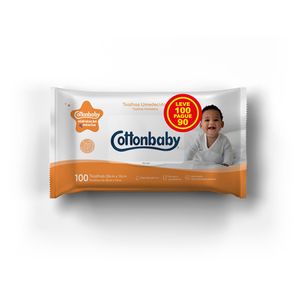 Toalha Umedecida Cottonbaby L100p90 C.Pe
