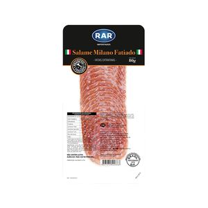 Salame Milano Rar 80g Fatias Extrafinas