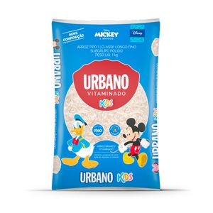 Arroz Branco Urbano 1kg Kids Vitaminado