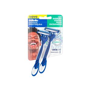 Aparelho Barbear Gillette Derma Prot C/2