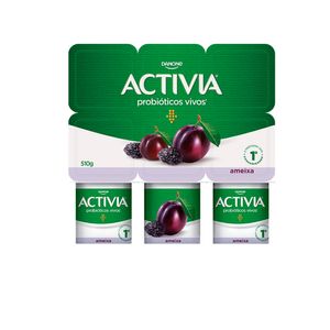 Leite Fermentado Activia 510g Ameixa C/6