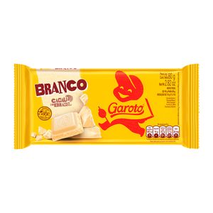 Chocolate Garoto 80g Branco