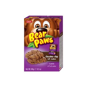 Biscoito Cookies Bear Paws 240g G.Choc.