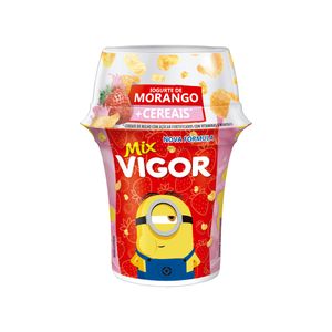 Iogurte Vigor 140g Mix Morango C/Cereais
