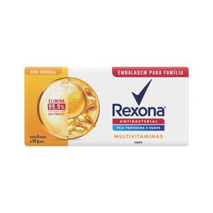 Sabonete Rexona 84g Multivitaminas C/6