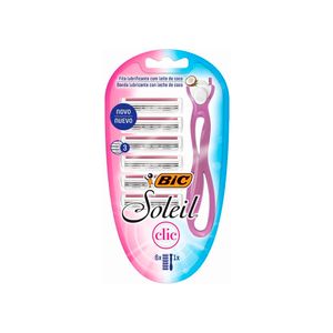 Aparelho Depilar Bic Sol.Clic C/6 Cargas