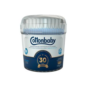 Hastes Flexiveis Cottonbaby C/150 Pote