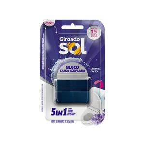 Bloco Sanit.Girando Sol 70g Lavanda C/2