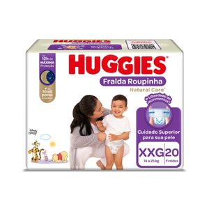 Fralda Huggies Natural Care Xxg C/20