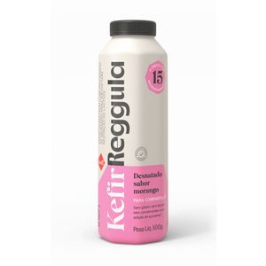 Kefir Reggula 500g Desnatado Morango