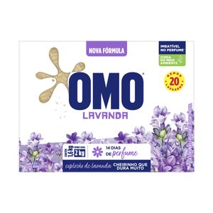 Lava Roupas Po Omo 1,6kg Lavanda Cx