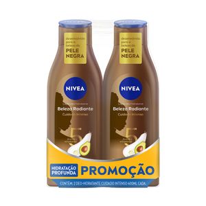Locao Hidratante Nivea 400ml Bel.Rad C/2