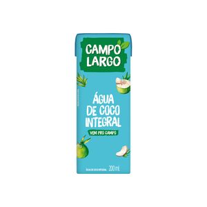 Agua Coco Campo Largo 200ml Tp