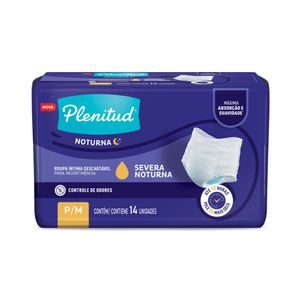 Roupa Intima Plenitud C/14 Noturna P/M