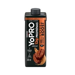 Bebida Lactea Yopro 250ml Cappuc.15g Pr
