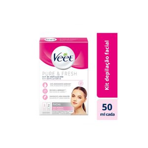 Kit Depilatorio Veet 50ml Facial C/2