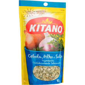 Tempero Kitano 40g Cebola/Alho/Salsa Po.
