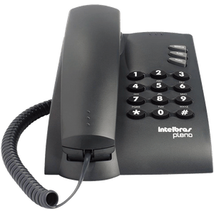 Telefone Intelbras C/Fio Pleno Preto