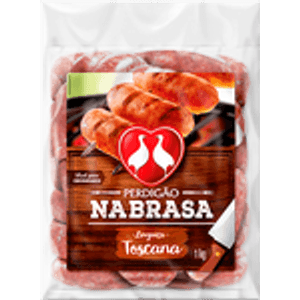 Linguica Toscana Perdigao 1kg Na Brasa