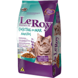 Alimento Gato Leroy 500g Prem Cockt.Mar
