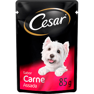 Alimento Cao Cesar 85g Carne Assada
