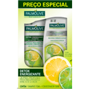 Sha+Cond.Palmolive 350ml Detox Energ.C/2