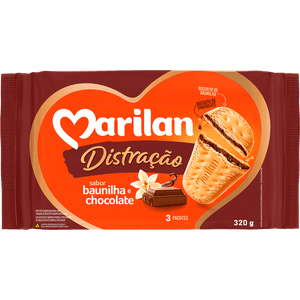 Biscoito Marilan 320g Distracao Baun/Cho