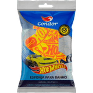 Esponja Banho Condor Hot Wheels