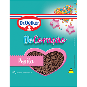 Confeito Dr.Oetker 80g Pepita Preta