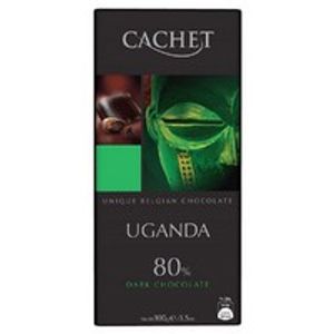 Chocolate Cachet 100g Belga 80% Uganda