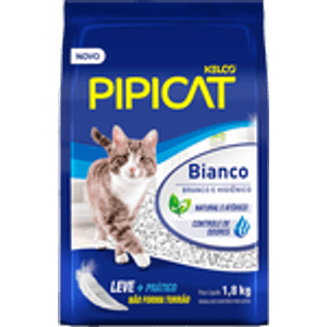 Areia Higienica Pipicat 1,8kg Bianco