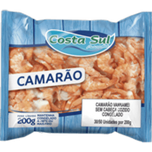 Camarao Costa Sul 200g S/Cabeca Coz.Cong