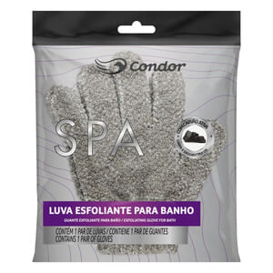 Luva Esfoliante Condor Spa Carvao Ativ.