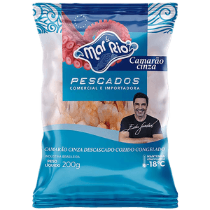 Camarao Cinza Mar Rio 200g Desc.71/90