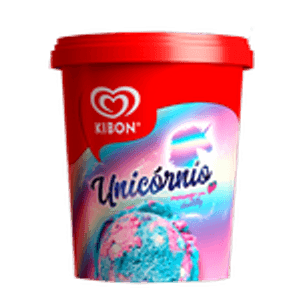 Sorvete Kibon 800ml Unic.Morango C/Chant