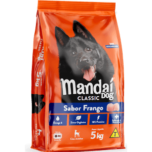 Alimento Cao Mandai 5kg Clas.Ad.Fgo