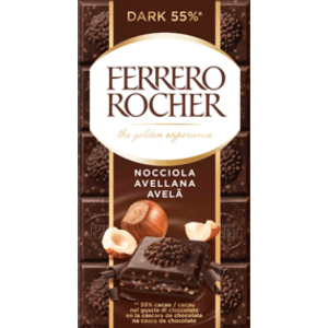 Chocolate Ferrero Rocher 90g Dark 55%