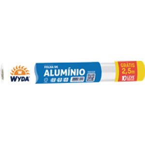 Rolo Aluminio Wyda 10m Gts 2,5m