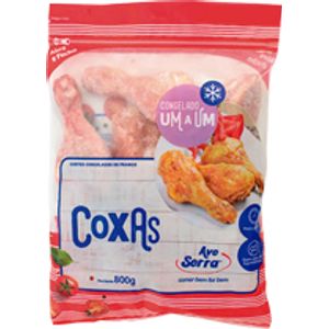 Coxa Frango Ave Serra 800g Iqf