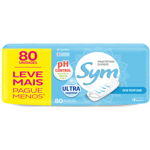 Protetor Diario Sym C/80 S/Perf L+P-