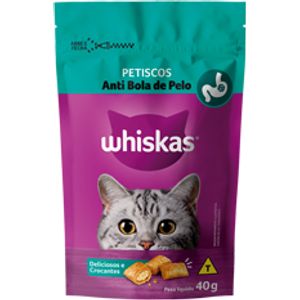 Petisco Gato Whiskas 40g Anti Bola Pelo